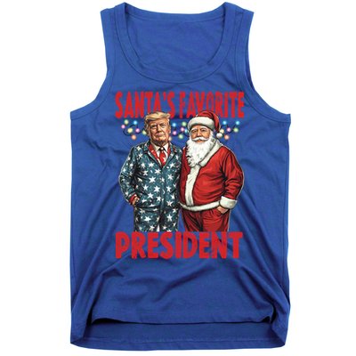 Funny Donald Trump SantaS Favorite President Humor Gift Tank Top