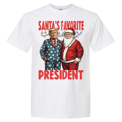 Funny Donald Trump SantaS Favorite President Humor Gift Garment-Dyed Heavyweight T-Shirt