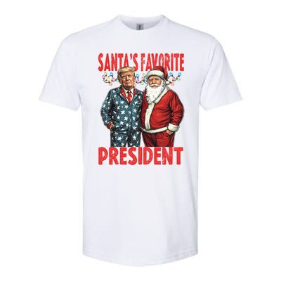 Funny Donald Trump SantaS Favorite President Humor Gift Softstyle CVC T-Shirt