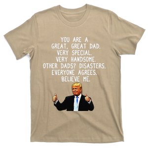 Funny Donald Trump Fathers Day Gag Gift Conservative Dad T-Shirt