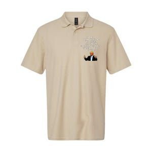 Funny Donald Trump Fathers Day Gag Gift Conservative Dad Softstyle Adult Sport Polo