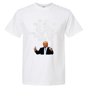 Funny Donald Trump Fathers Day Gag Gift Conservative Dad Garment-Dyed Heavyweight T-Shirt