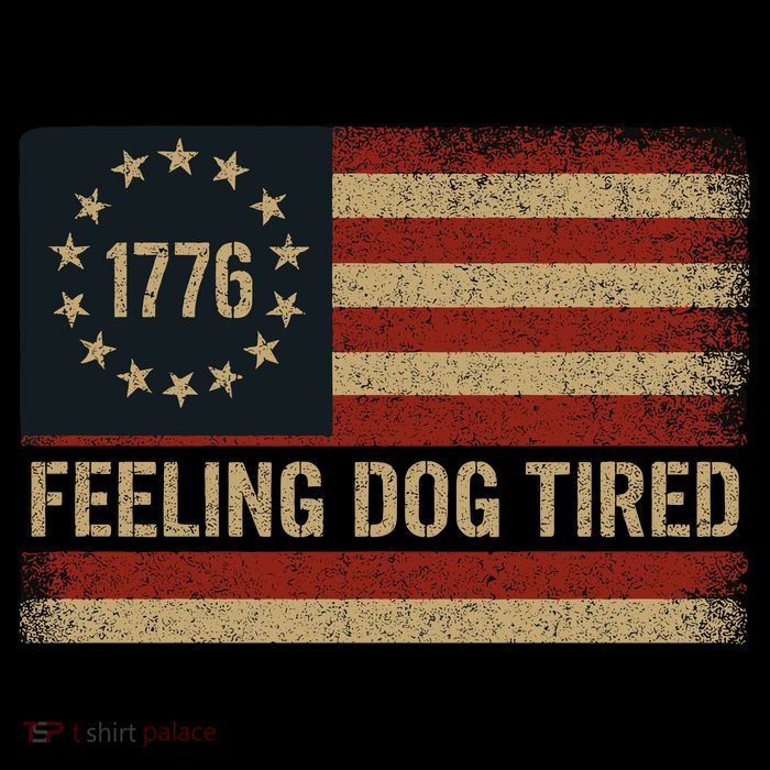 Feeling Dog Tired Fdt Anti Trump Tall T-Shirt