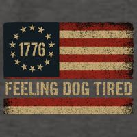 Feeling Dog Tired Fdt Anti Trump Vector Backpack