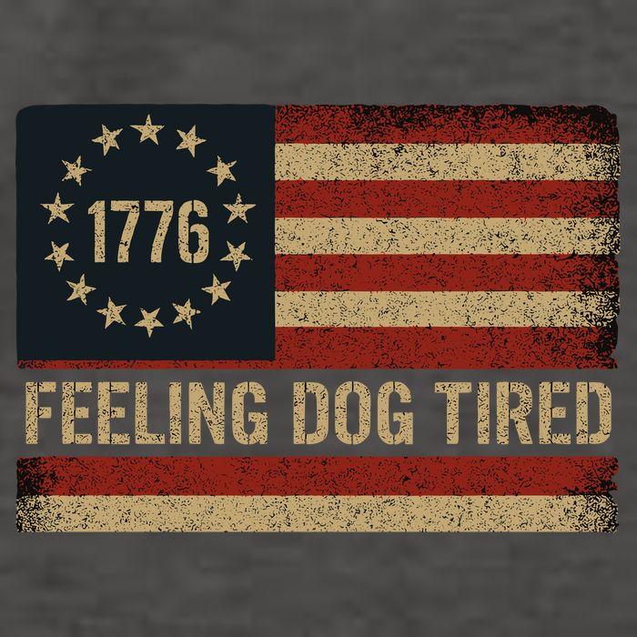 Feeling Dog Tired Fdt Anti Trump Vector Backpack