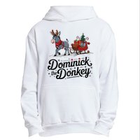 Funny Dominick The Donkey Christmas Sleigh Holiday Funny Urban Pullover Hoodie