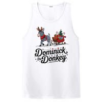 Funny Dominick The Donkey Christmas Sleigh Holiday Funny PosiCharge Competitor Tank