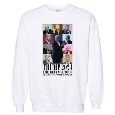 Funny Donald Trump The Revenge 2024 Ultra Maga Garment-Dyed Sweatshirt