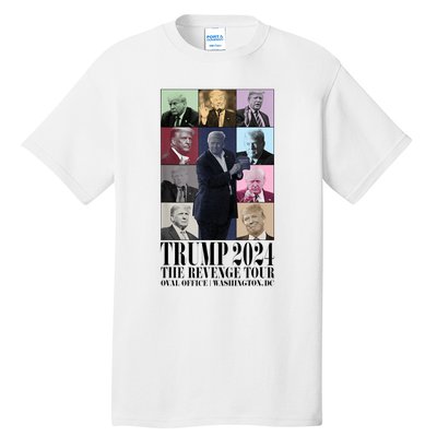 Funny Donald Trump The Revenge 2024 Ultra Maga Tall T-Shirt