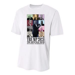 Funny Donald Trump The Revenge 2024 Ultra Maga Performance Sprint T-Shirt