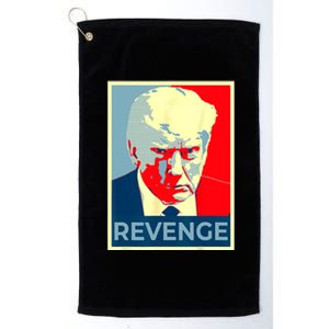 Free Donald Trump Mugshot Republican Revenge MAGA 2024 Platinum Collection Golf Towel