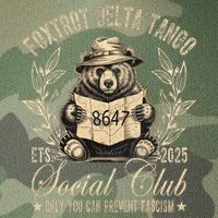 Foxtrot Delta Tango Social Club Only You Can Prevent Fascism  Legacy Tie Dye Trucker Hat