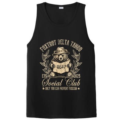 Foxtrot Delta Tango Social Club Only You Can Prevent Fascism  PosiCharge Competitor Tank