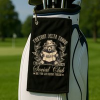 Foxtrot Delta Tango Social Club Only You Can Prevent Fascism  Golf Towel
