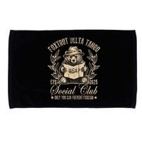 Foxtrot Delta Tango Social Club Only You Can Prevent Fascism  Microfiber Hand Towel