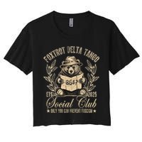 Foxtrot Delta Tango Social Club Only You Can Prevent Fascism  Crop Top