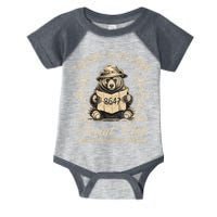 Foxtrot Delta Tango Social Club Only You Can Prevent Fascism  Infant Baby Jersey Bodysuit