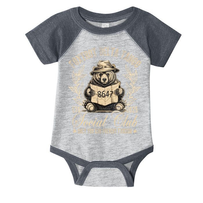Foxtrot Delta Tango Social Club Only You Can Prevent Fascism  Infant Baby Jersey Bodysuit