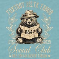 Foxtrot Delta Tango Social Club Only You Can Prevent Fascism  Sueded Cloud Jersey T-Shirt