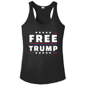 Free Donald Trump Republican Support Ladies PosiCharge Competitor Racerback Tank