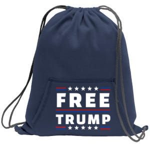 Free Donald Trump Republican Support Sweatshirt Cinch Pack Bag