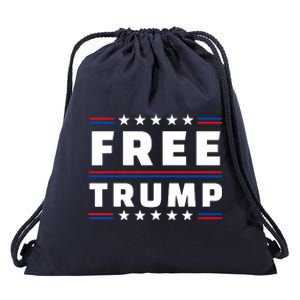 Free Donald Trump Republican Support Drawstring Bag