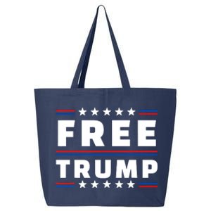 Free Donald Trump Republican Support 25L Jumbo Tote