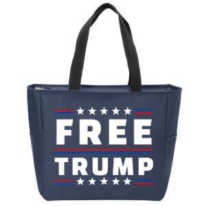 Free Donald Trump Republican Support Zip Tote Bag