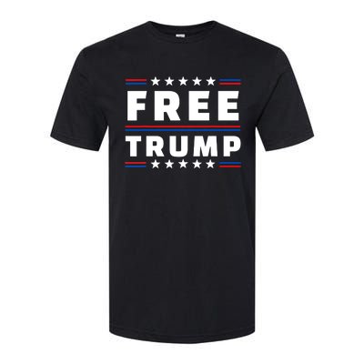 Free Donald Trump Republican Support Softstyle® CVC T-Shirt