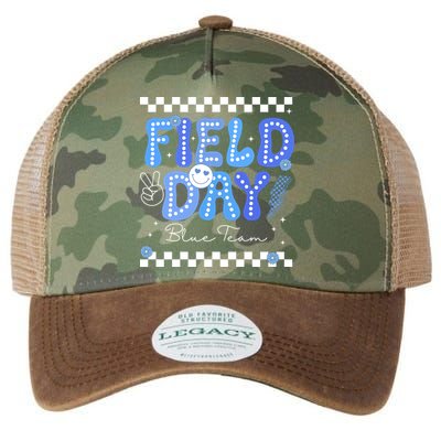 Field Day Trip Blue Team Color Game Competition Legacy Tie Dye Trucker Hat