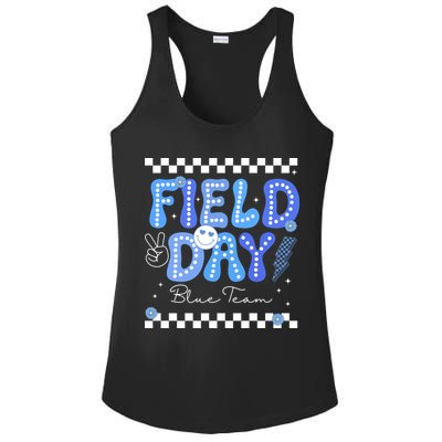 Field Day Trip Blue Team Color Game Competition Ladies PosiCharge Competitor Racerback Tank