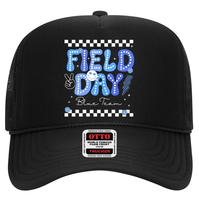 Field Day Trip Blue Team Color Game Competition Trucker Hat