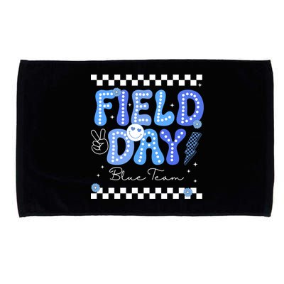 Field Day Trip Blue Team Color Game Competition Microfiber Hand Towel