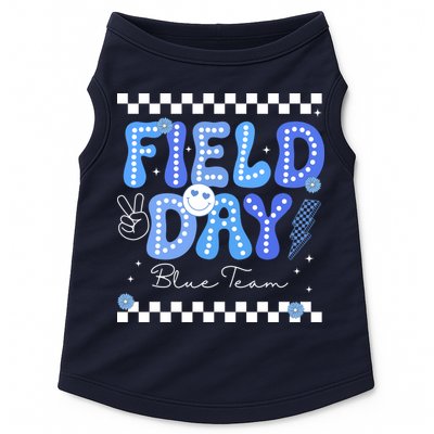 Field Day Trip Blue Team Color Game Competition Doggie Tank