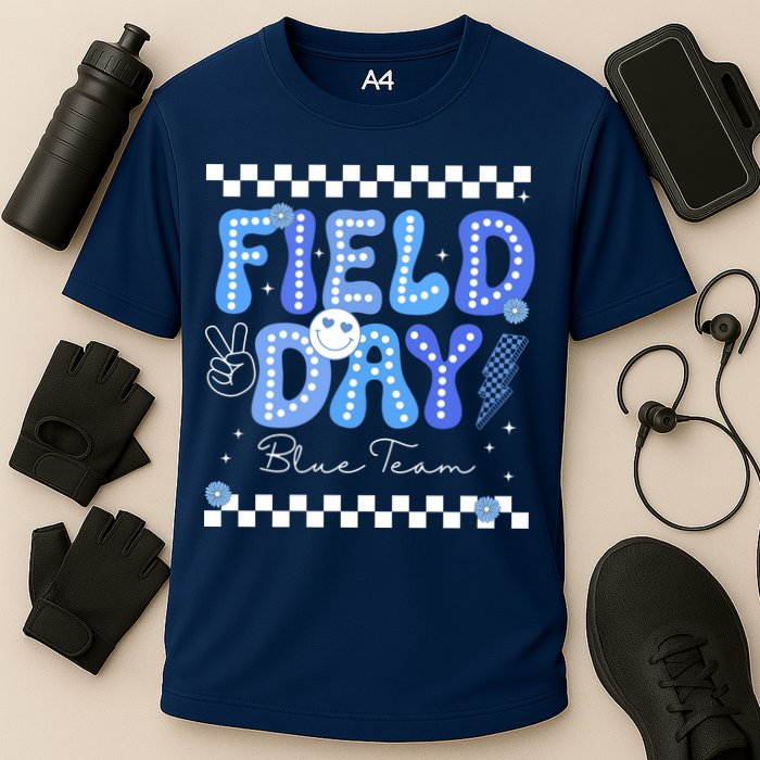 Field Day Trip Blue Team Color Game Competition Performance Shirt