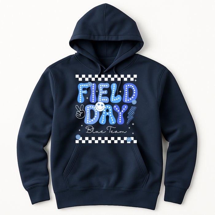 Field Day Trip Blue Team Color Game Competition Hoodie