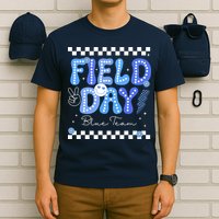 Field Day Trip Blue Team Color Game Competition T-Shirt
