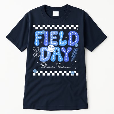 Field Day Trip Blue Team Color Game Competition Tall T-Shirt