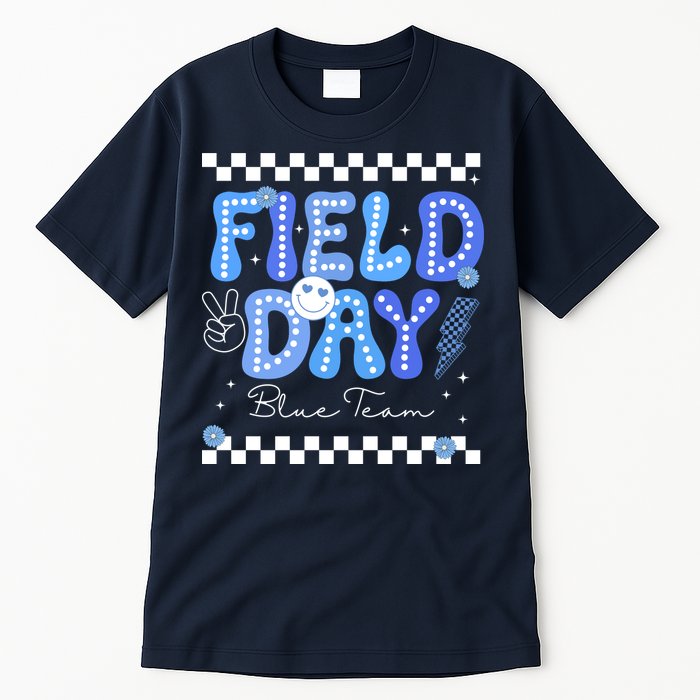 Field Day Trip Blue Team Color Game Competition Tall T-Shirt