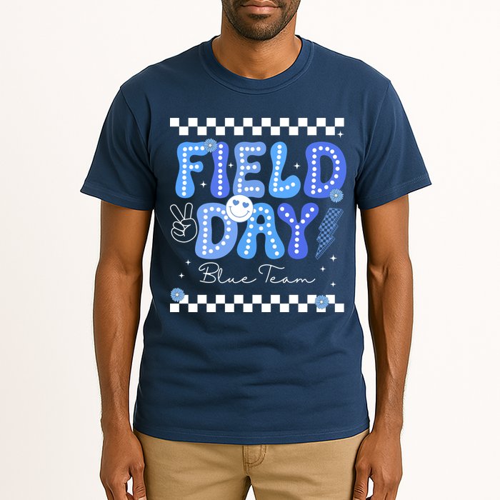Field Day Trip Blue Team Color Game Competition Tall T-Shirt