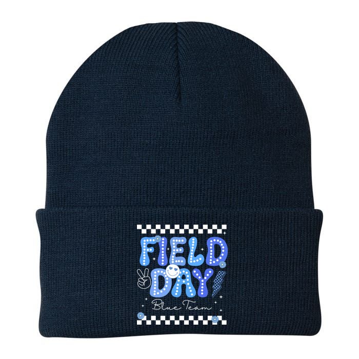 Field Day Trip Blue Team Color Game Competition Beanie