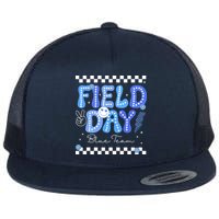 Field Day Trip Blue Team Color Game Competition Flatbill Hat