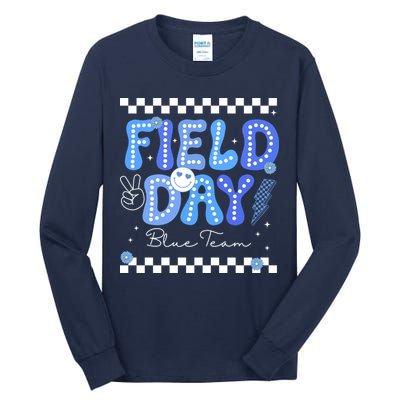 Field Day Trip Blue Team Color Game Competition Tall Long Sleeve T-Shirt