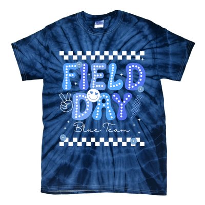 Field Day Trip Blue Team Color Game Competition Tie-Dye T-Shirt