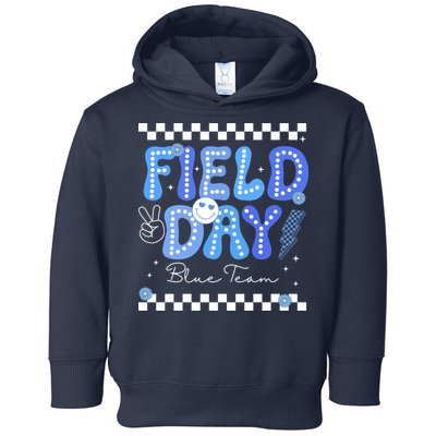 Field Day Trip Blue Team Color Game Competition Toddler Hoodie