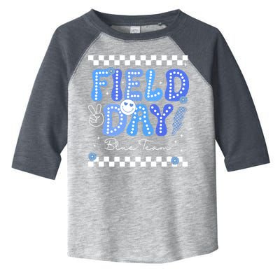 Field Day Trip Blue Team Color Game Competition Toddler Fine Jersey T-Shirt