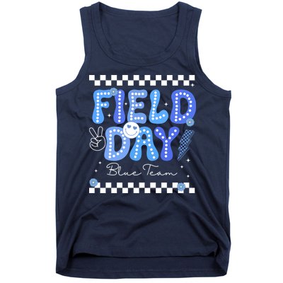 Field Day Trip Blue Team Color Game Competition Tank Top