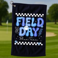 Field Day Trip Blue Team Color Game Competition Golf Towel