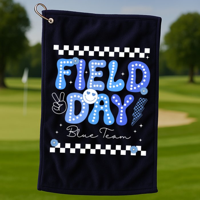 Field Day Trip Blue Team Color Game Competition Golf Towel