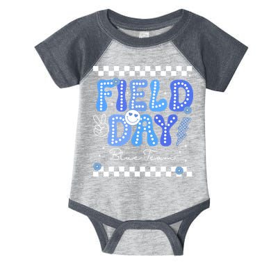 Field Day Trip Blue Team Color Game Competition Infant Baby Jersey Bodysuit